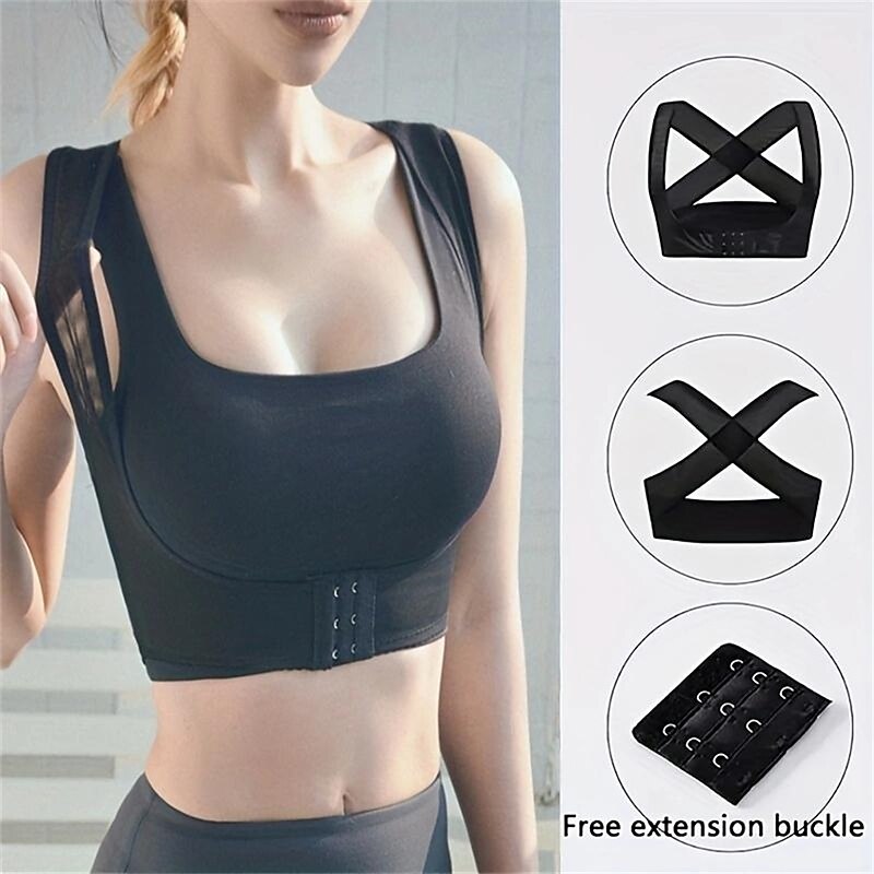 Women's Posture Corrector Back Support Belt - Adjustable Shoulder Brace for Chest Lift and X-Shaped Hunchback Correction - Straighten Your Spine and Improve Your Health2