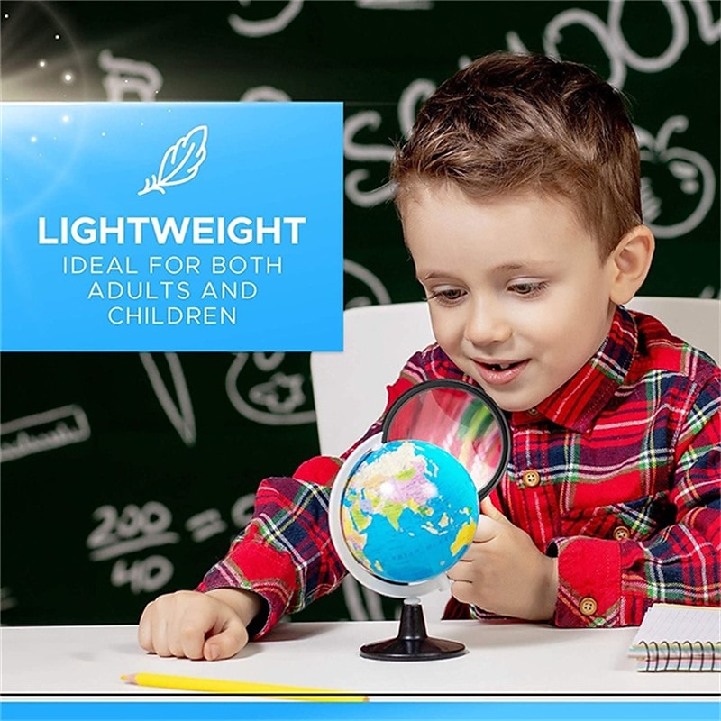 New Upgrade 3X 45X Handheld Magnifier 3 LED Light Reading Magnifying Glass Jewelry Repair Tool Jewellery Loupe 5