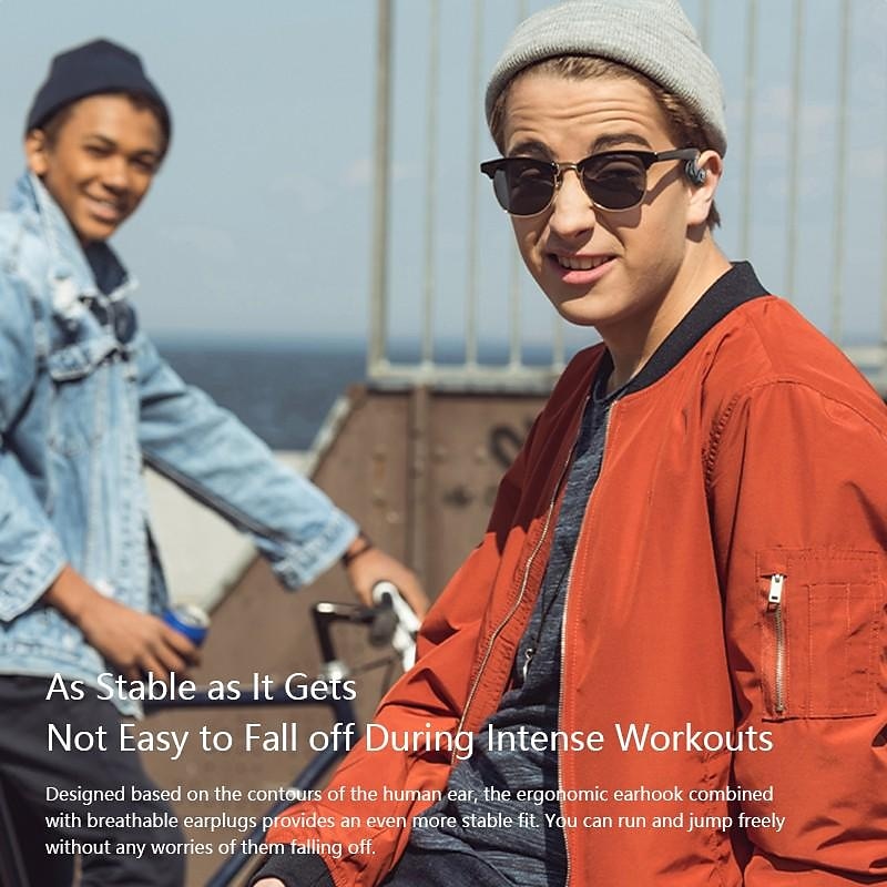 OWS Wireless Bluetooth Earbuds Sport Earhook Headset Touch Control Over Ear Headphones with Charging Case3