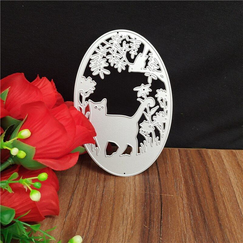 Create Cat with Metal Cutting Dies - Perfect for Card Making, Scrapbooking, Stamping & More!2