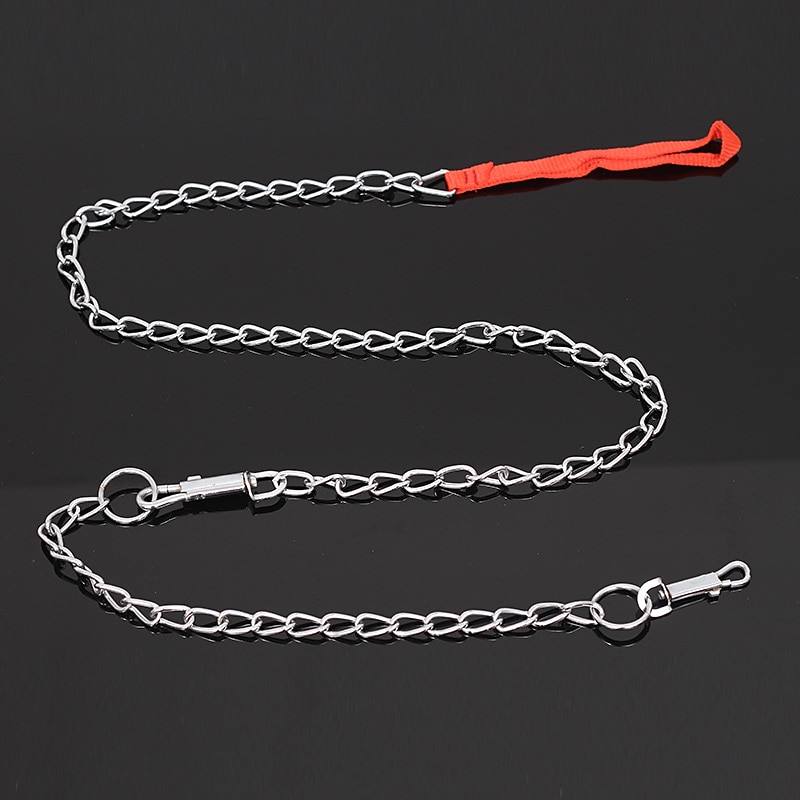 Pet Products Chrome Plated Pet Anti Bite Dog Chain Iron Chain With Neck Loop Length 160cm3