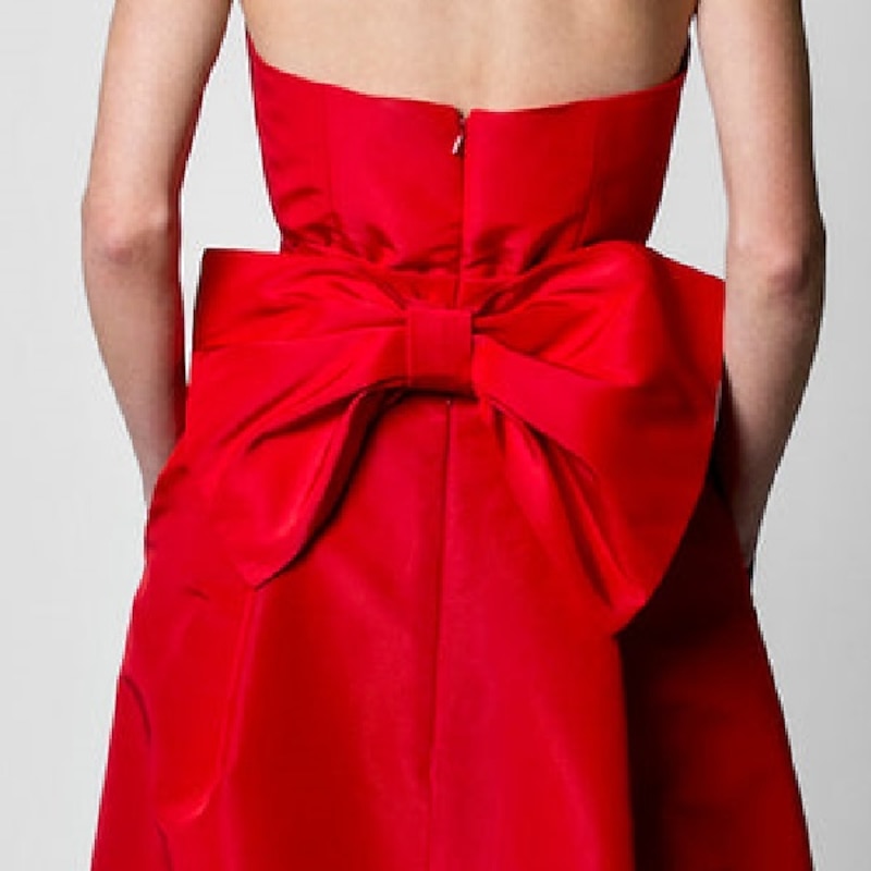 Jumpsuits Elegant Dress Wedding Guest Detachable Sleeveless Sweetheart Pocket Satin with Bow(s) Overskirt2