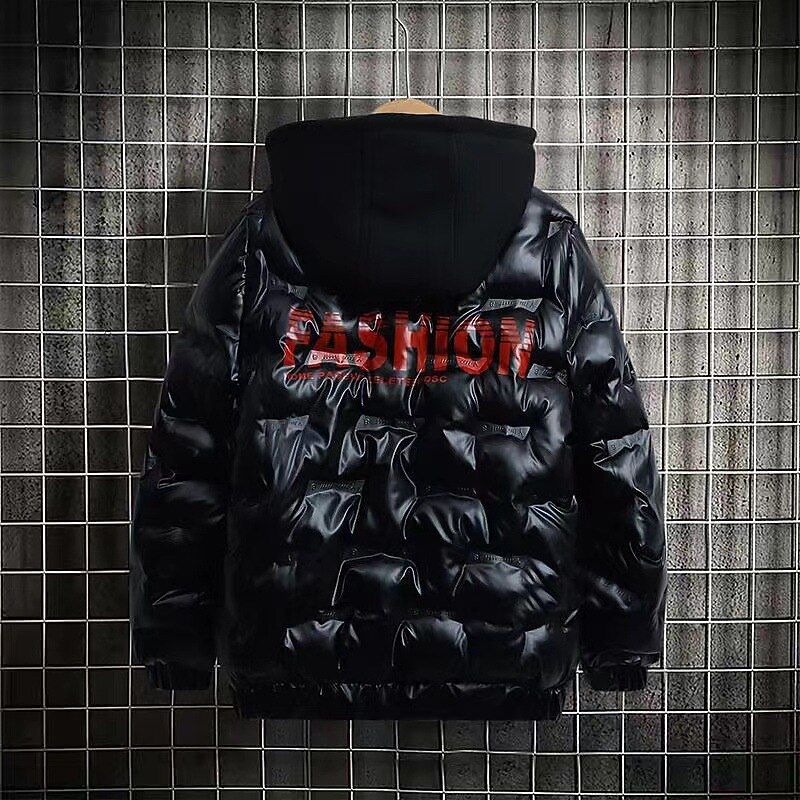 Kids Boys Hoodie Jacket Outerwear Kids Puffer Jacket Solid Color Long Sleeve Zipper Coat Outdoor Cool Daily Black Blue Grey Spring Fall 7-13 Years4