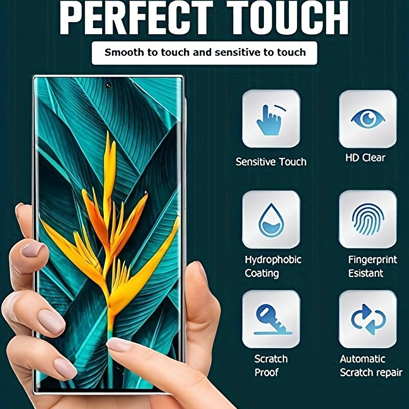 [2+2Pack] Screen Protector + Camera Lens Protector For Samsung Galaxy S25 Ultra S25 Ultra Plus S24 Ultra Plus S23 S22 S21 S20 Ultra Plus FE S10 Tempered Glass 9H Hardness Anti Bubbles4