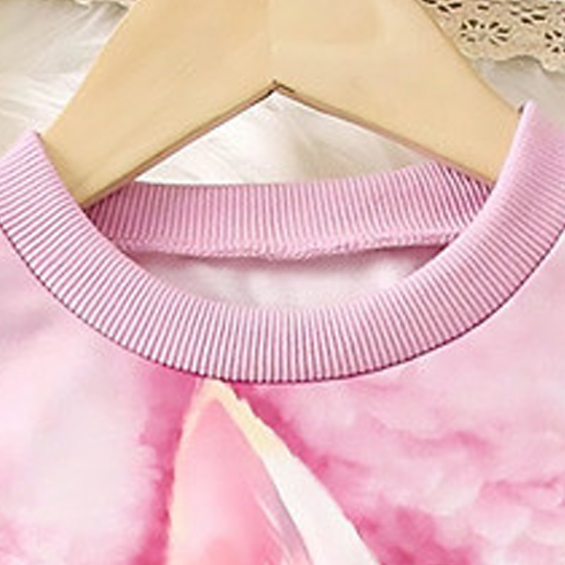 Girls' 3D Cat Sweatshirt Pullover Pink Long Sleeve 3D Print Fall Winter Fashion Streetwear Adorable Kids 3-12 Years Crew Neck Outdoor Casual Daily Regular Fit4