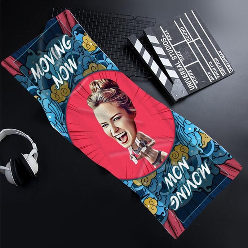 Customized Double-Sided Velvet Printed Towel (Single-Sided Printing)  Personalized Valentine Gift Custom Made3