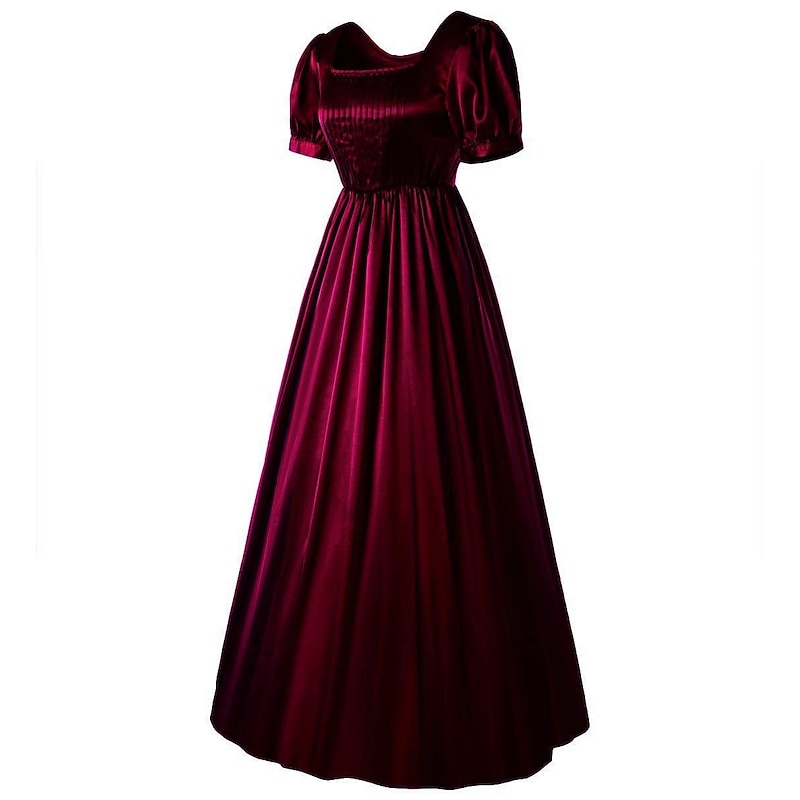 Victorian Medieval Renaissance Cocktail Dress Vintage Dress Tea Dress Prom Dress Women's Girls' Costume Vintage Cosplay Party Masquerade Tea Party Dress3