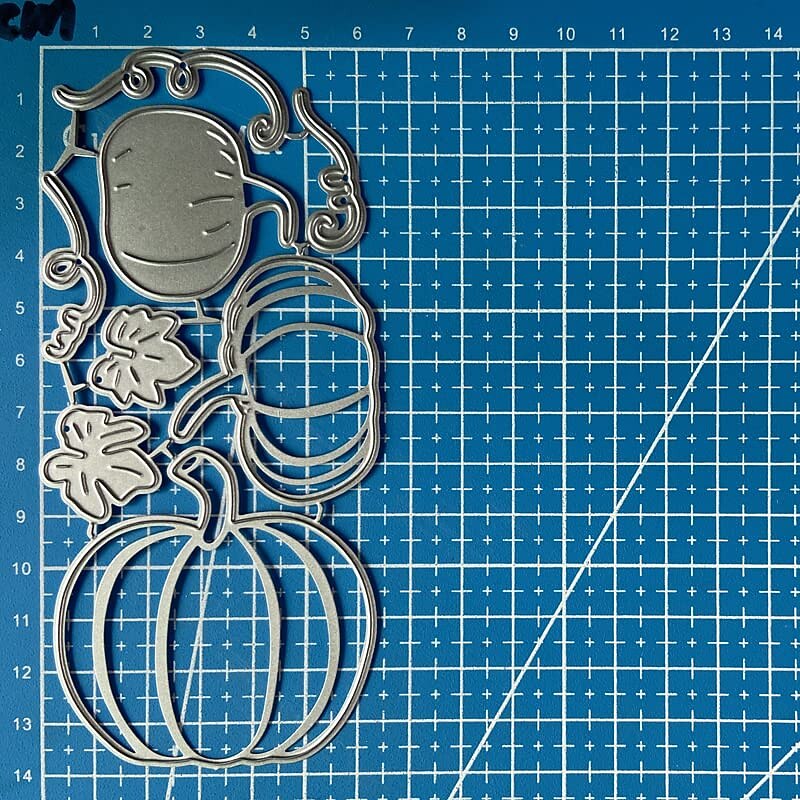 Create Beautiful Autumn Pumpkin with Metal Trees Cutting Dies - Perfect for Card Making, Scrapbooking, Stamping & More!3
