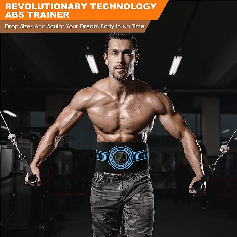 NEW ABS Stimulator Fitness Massager EMS Muscle Stimulator Toner Abdominal Training Belt Exercise Workout Equipment Machine4