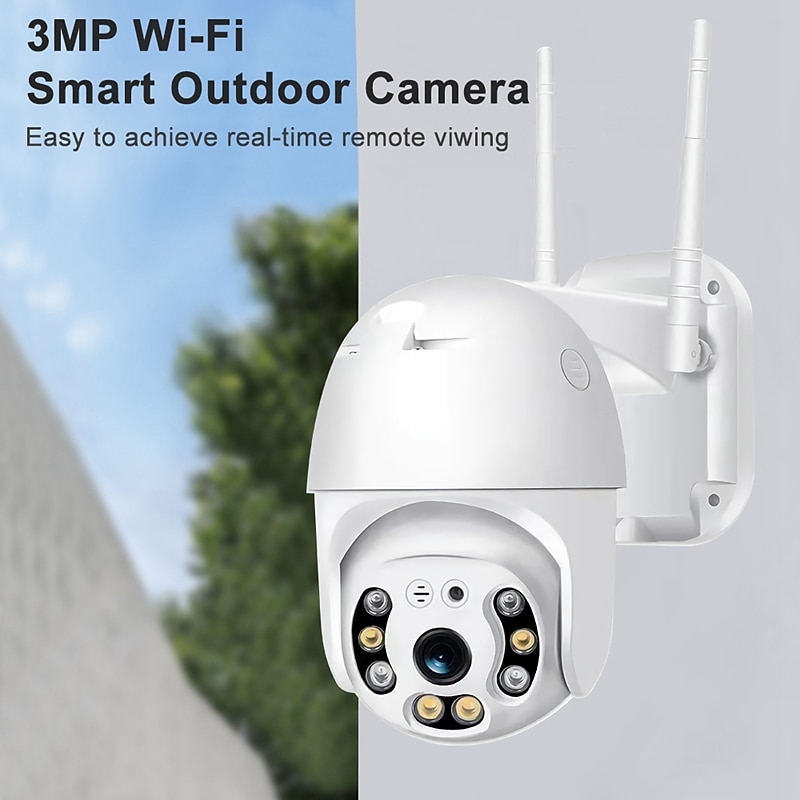 IP Camera 2MP dome Wireless Motion Detection Remote Access Waterproof Indoor Outdoor Apartment Support 128 GB3