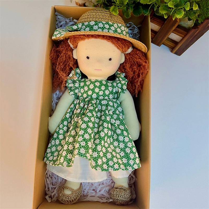 Waldorf Doll Handmade Pure Cotton Doll Changing Clothes Soft and Cute Plush Puppet Female Children's Toys3