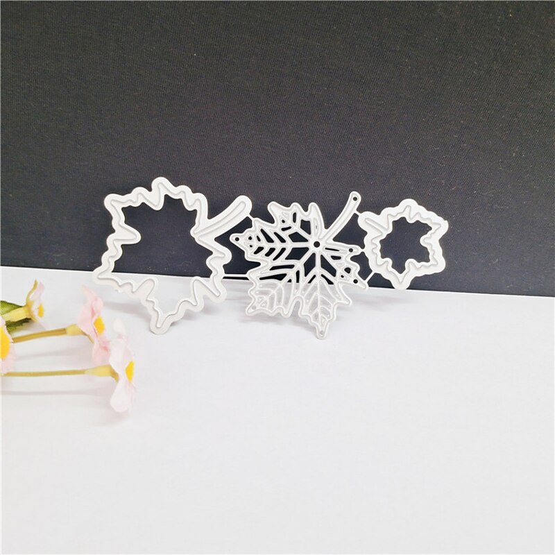 Create Beautiful Crafts with Metal Autumn Maple Leaves Cutting Dies - Perfect for Card Making, Scrapbooking, Stamping & More!4