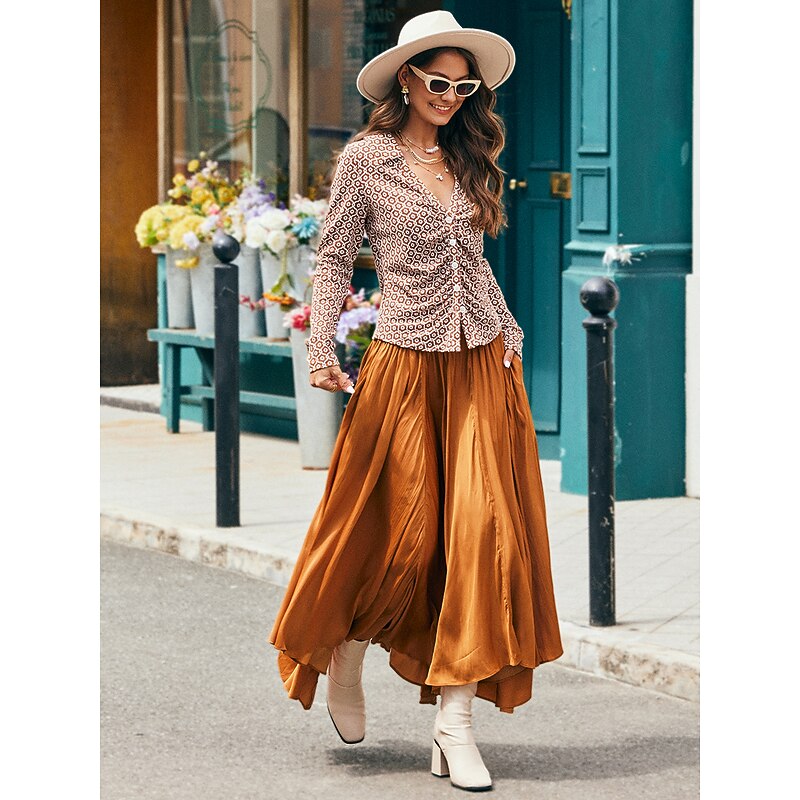 Floral Print Slim Shirt Blouse3