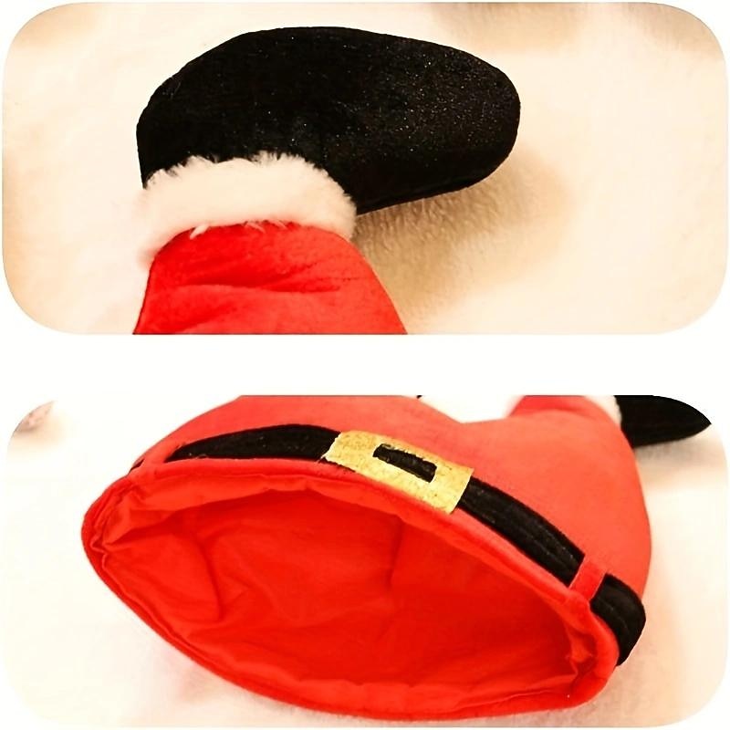 Christmas Hat Creative Funny Joker Elf Hat Red Trouser Legs Children Adult Christmas Hat Christmas Activity Performance3