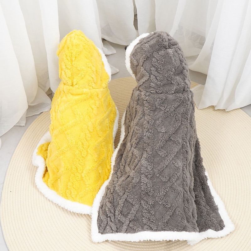 Dog Cat Pajamas Cloak Fashion Casual Winter Warm Breathable Soft Washable Comfortable Christmas Outdoor Casual Daily Dog Clothing for Bichon Frise Pomeranian Baby Pet Papillon Small2