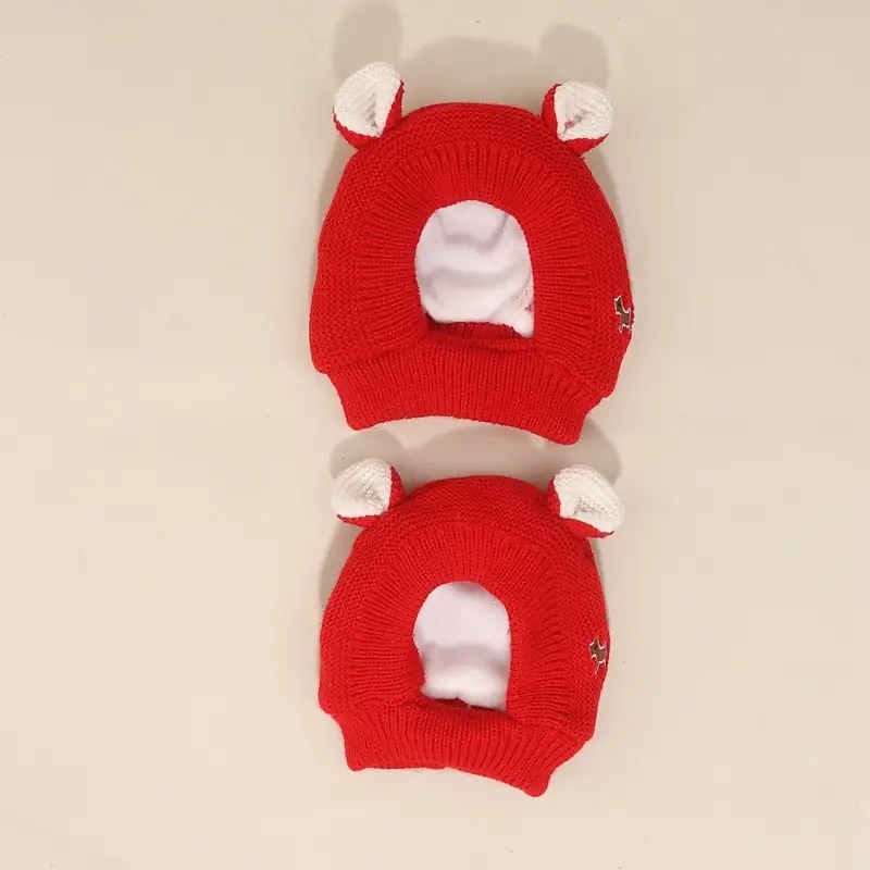 Dog Cat Bandanas & Hats Dog Bandana & Dog Hat Adorable Funny Winter Warm Breathable Soft Washable Comfortable Christmas Outdoor Halloween Casual Daily Dog Clothing for Bichon Frise Pomeranian Baby4