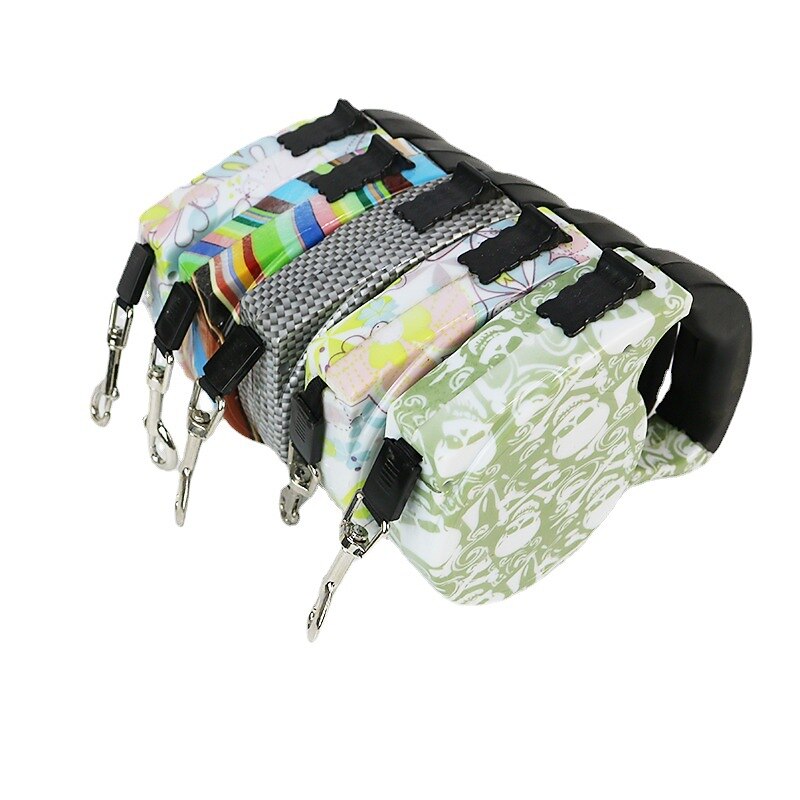 Random Pet Retractable Towing Rope Dog Automatic Tractor 5-meter Towing Belt Portable Dog Rope Dog Chain4