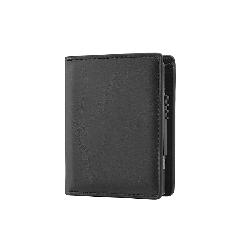 Top Quality Short Smart Male Wallet Leather RFID Wallet Men Anti-theft Card Holder Card Small Coin Purse Pocket3