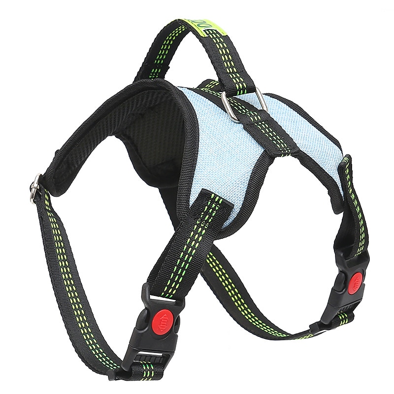 Sponge Mesh Big Dog Walking Rope Chest Strap Saddle Dog Pet Chest Back Coat Pet Supplies2