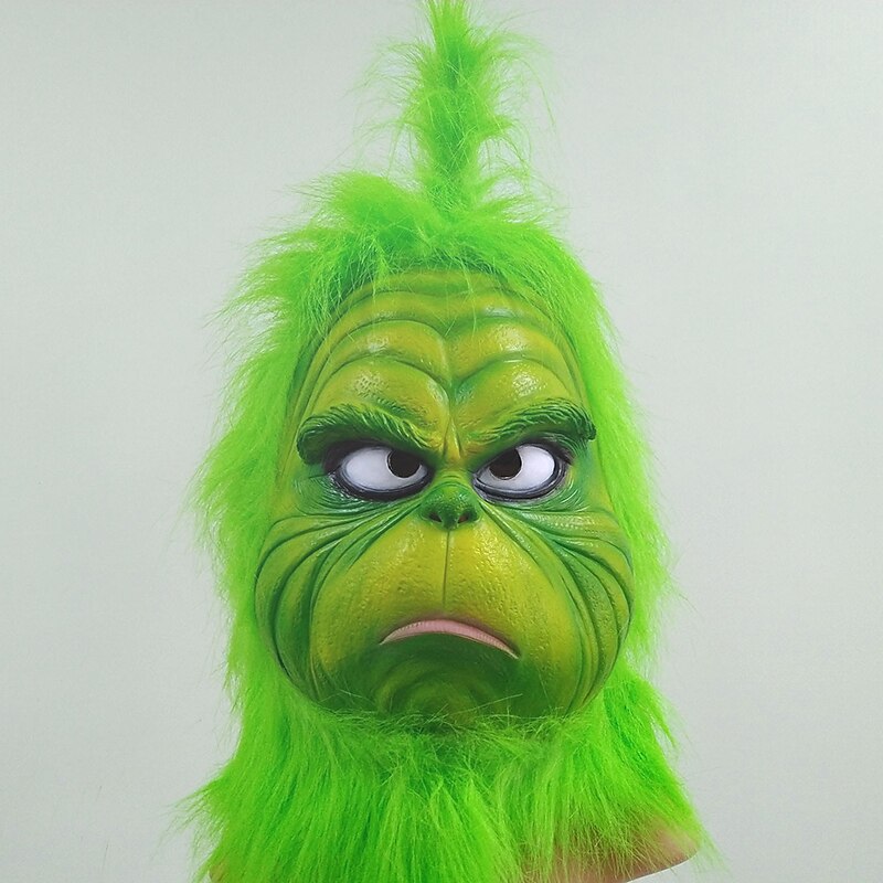 Santa Claus Christmas Green Monster Masquerade Mask Couple's Men's Women's Unisex Christmas Christmas Carnival Christmas Eve Mask4