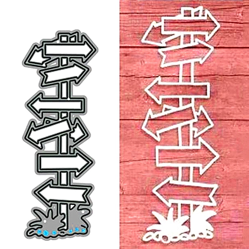 Create Indicator Arrow with Metal Cutting Dies - Perfect for Card Making, Scrapbooking, Stamping & More!2
