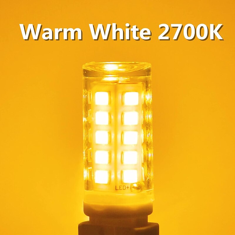 G9 LED Light Bulb  3W Equivalent to 30W Halogen Bulb 320Lumens No Flickering Not Dimmable  Energy Saving G9 Small Bulb4
