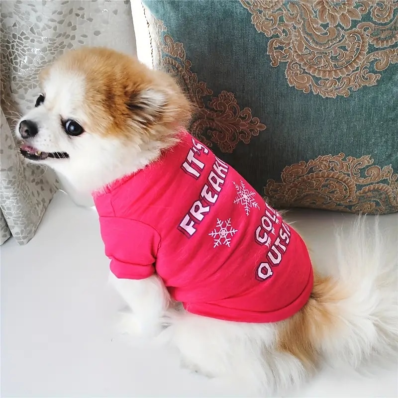 Spring/Summer New Pet Cotton T-shirt Thin Summer Dog Clothing Teddy Bears Occidental Dog Clothing3