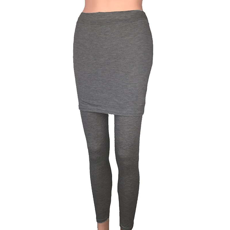 Women's Leggings Cozy Leggings Active Fashion Streetwear Full Length High Waist Plain High Cut Breathability Soft Comfortable Micro-elastic Outdoor Street Daily claret Light Gray Dark-Gray Black Fall3