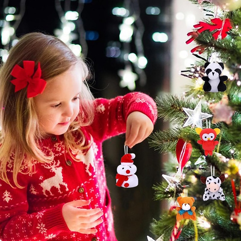 Christmas Plush Countdown Calendar - 2025 Christmas 24 Days Mini Advent Calendar With 24 Animal Plush Toys - 24 Days Countdown Advent Calendar Christmas Gifts4