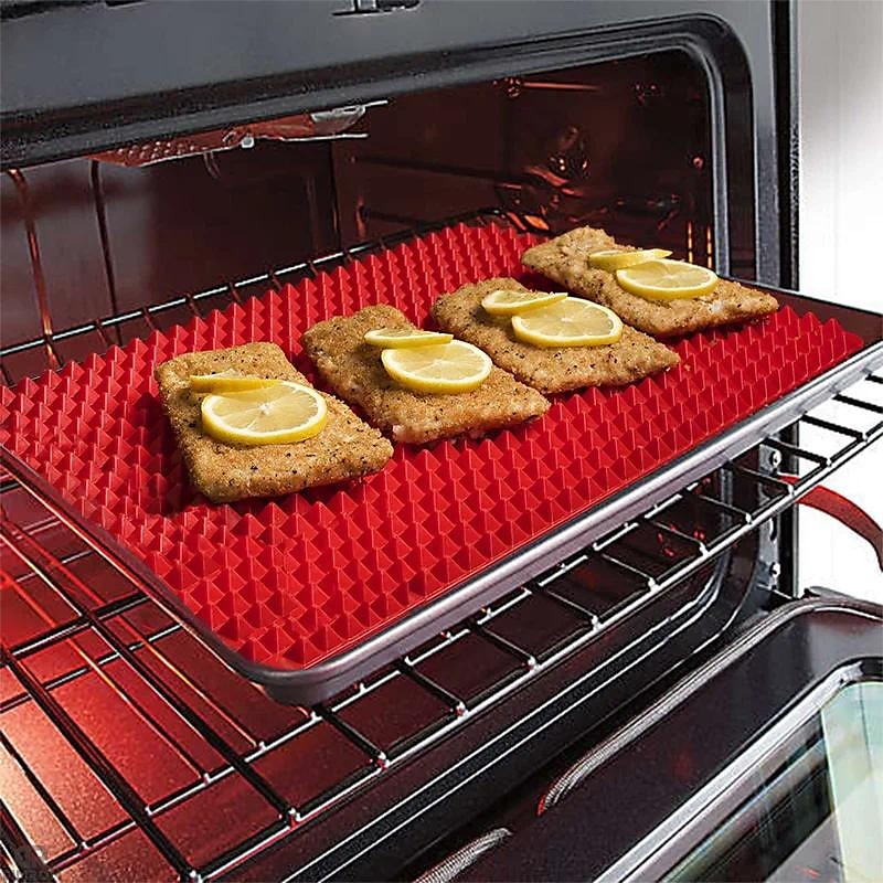 1pc Non-Stick Silicone Pyramid Cooking Mat for Baking, Microwave Oven, and Pastry - Easy Cleanup and Durable 2025 - $11.99