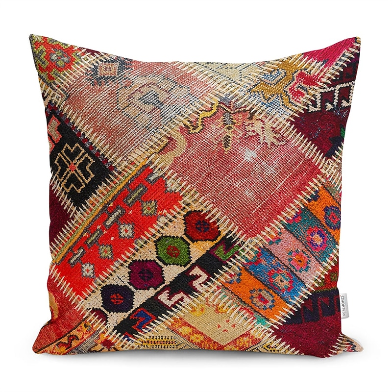 Kilim Geometric Double Side Pillow Cover 1PC Soft Decorative Square Couch Cushion Case Pillowcase for Bedroom Livingroom Sofa Chair