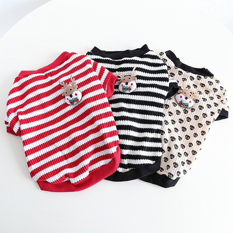 Dog Cat Sweater Jumper Fashion Cute Winter Soft Washable Comfortable Outdoor Casual Daily Dog Clothing for Bichon Frise Poodle Pomeranian Baby Pet Papillon2