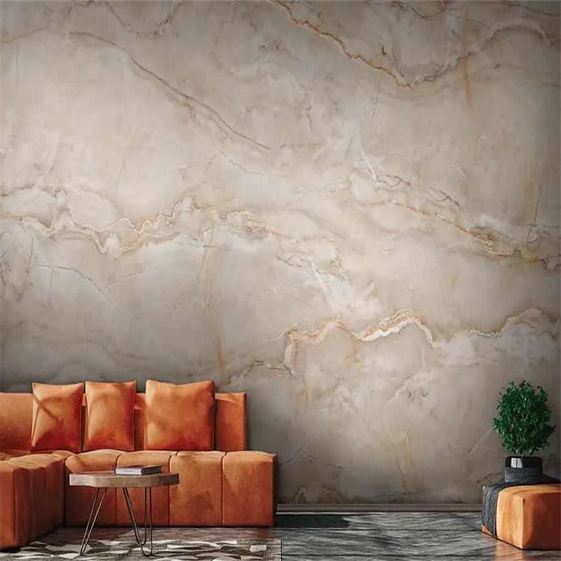 Abstract Marble Grey Wallpaper Cool Wallpapers Wall Mural Covering Sticker Peel Stick Removable PVC/Vinyl Material Self Adhesive/Adhesive Required Wall Decor for Living Room Kitchen Bathroom3