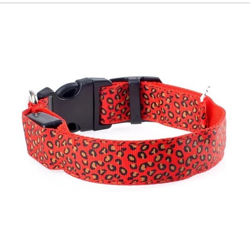 Pet Collar Rechargeable And Luminous For Walking Dogs At Night Led Flashing Dog With Night Light Warning For Preventing Dogs And Cats4