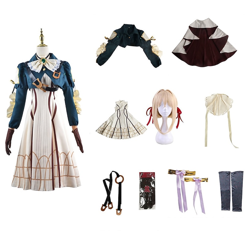 Anime Cosplay Costume Outfits Cosplay Wigs Cosplay Suits Cosplay Wigs Masquerade More Accessories Wig Costume For Women's Girls' Teenager Adults'2