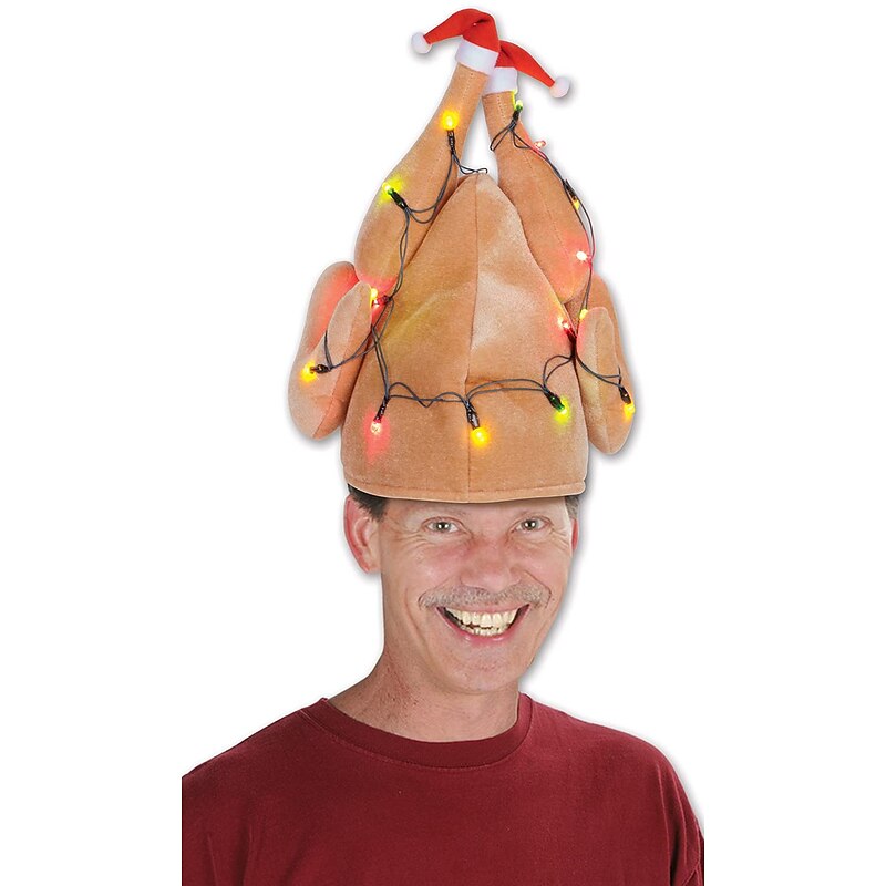 Christmas Hat Turkey Plush Hats Party Hats for Birthday Holiday Christmas Halloween Carnival2