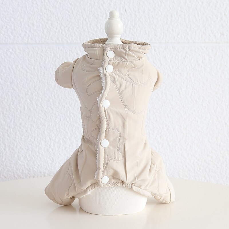 Dog Cat Coat Jacket Fashion Cute Winter Warm Soft Washable Comfortable Outdoor Casual Daily Dog Clothing for Bichon Frise Poodle Pomeranian Baby Pet Papillon2