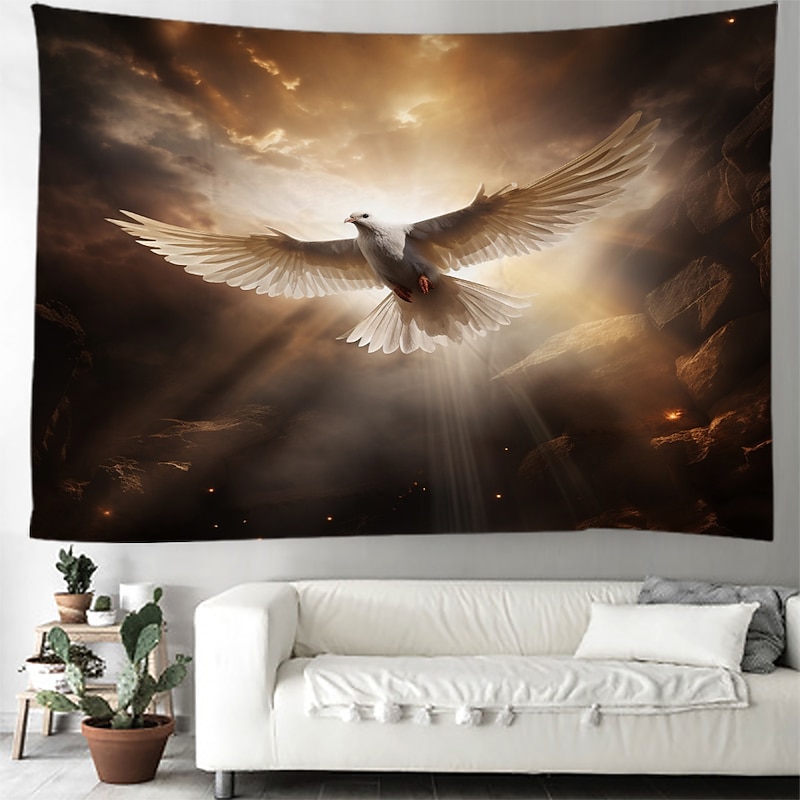 Peace Dove Hanging Tapestry Wall Art Large Tapestry Mural Decor Photograph Backdrop Blanket Curtain Home Bedroom Living Room Decoration4