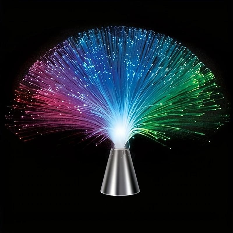 Optical Fiber Light, Color Change Flash Decoration Props Luminous Light LED Light Full of Stars Flower Bunch Luminous Optical Fiber Light Colorful Flash Flower Light Night Toy Site Layout Props Starry