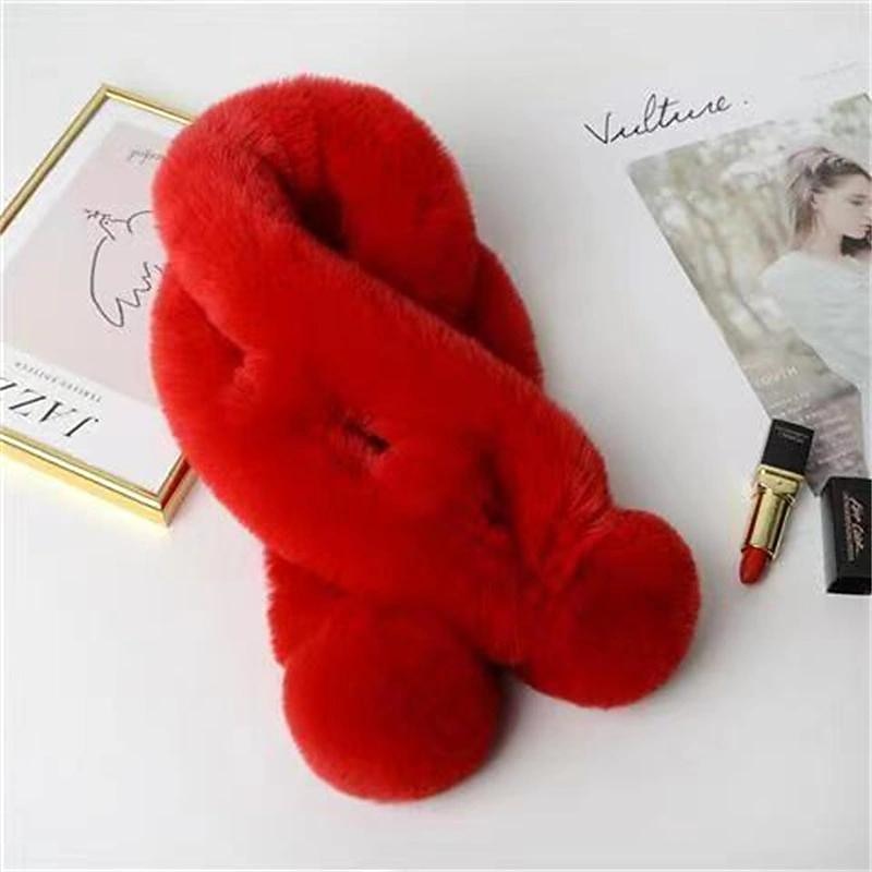 Christmas Winter Scarf for Women Warm Plush Scarf Christmas Gift Collar Scarf Scarves Neck Shrug for
