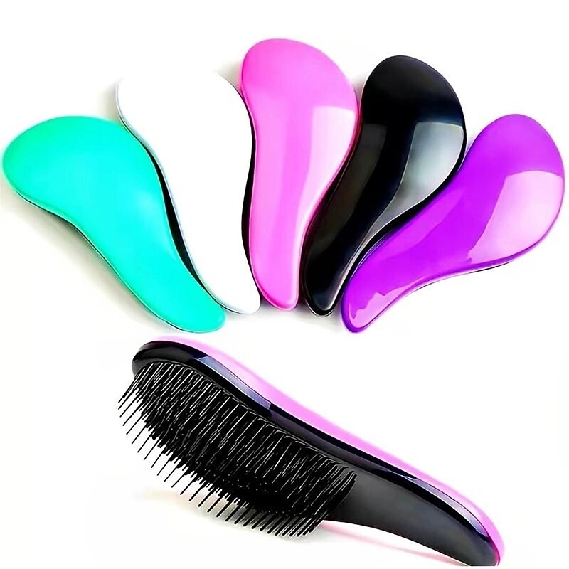 Anti-Static Detangler Hairbrush for Scalp Massage and Travel - Perfect for Dry and Wet Hair2