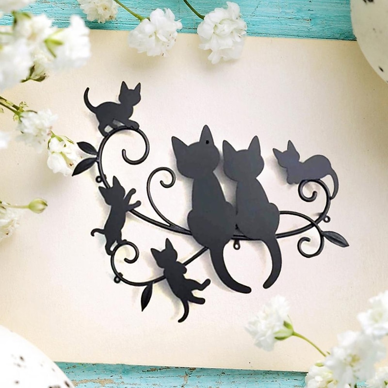 1pc Metal Cutting Dies Cut Mold Animal Cat Decoration Scrapbook Paper Craft Knife Mould Blade Punch Stencils