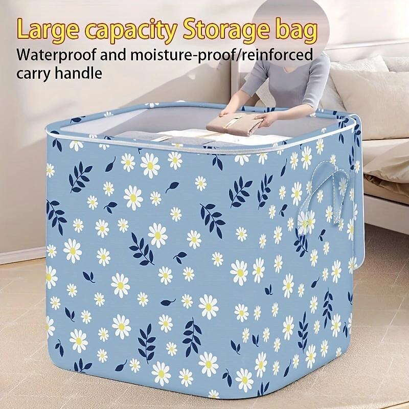 Large Capacity Quilt Clothes Organizer, Handheld Lightweight Packing Cubes, Clothing Quilt Storage Bag