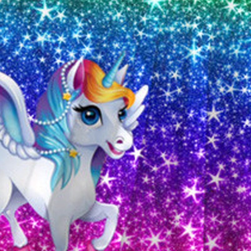 Girls' 3D Rainbow Unicorn Dress Long Sleeve 3D Print Fall Winter Vacation Sports & Outdoor Daily Cute Casual Beautiful Kids 3-12 Years Casual Dress A Line Dress Above Knee Regular Fit4