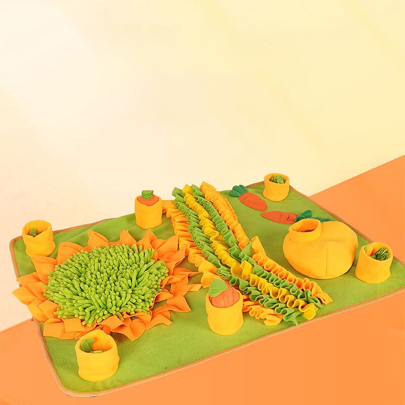 Cross-border new pet sniffing mat Dog puzzle Stress relief training mat Feeding mat Choking mat Slow food mat2