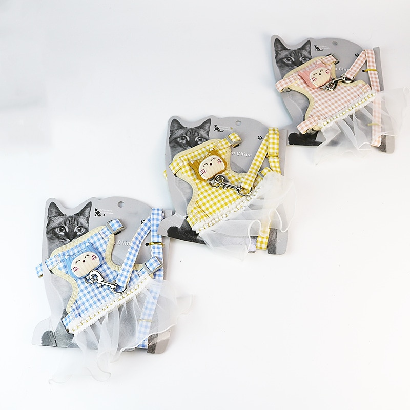Dog leash Cute Puppy Teddy Chest Strap Cat Going for a Walk Cat Rope Cat Chain Dog Chain4