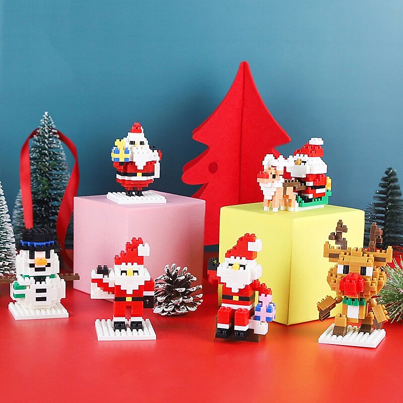 Building Block Christmas Building Sets Contain Reindeer Cart BlocksBricks Set Toys For Kids Ages 6 Christmas Decorations ChristmasPresents Gift For Boys For Girls Gift for Christmas Gifts3