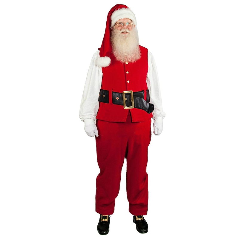 Santa Claus Santa Suits Cosplay Costumes Men's Christmas Cosplay Costume Adults' Christmas Masquerade Christmas Party Costume