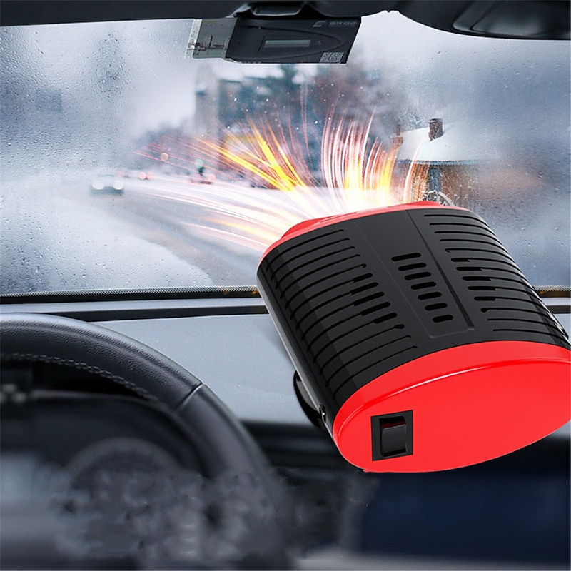 150W Car Heater Electric Cooling Heating Fan 12V Electric Dryer Windshield Defogging Demister Defroster Cigarette Lighter4