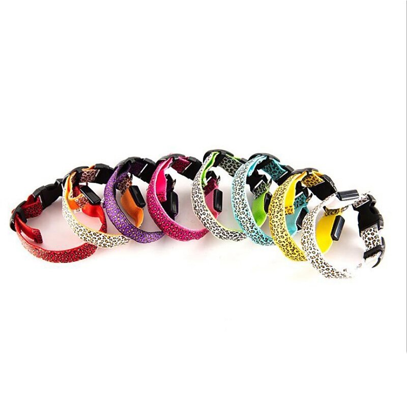 Pet Collar Rechargeable And Luminous For Walking Dogs At Night Led Flashing Dog With Night Light Warning For Preventing Dogs And Cats3